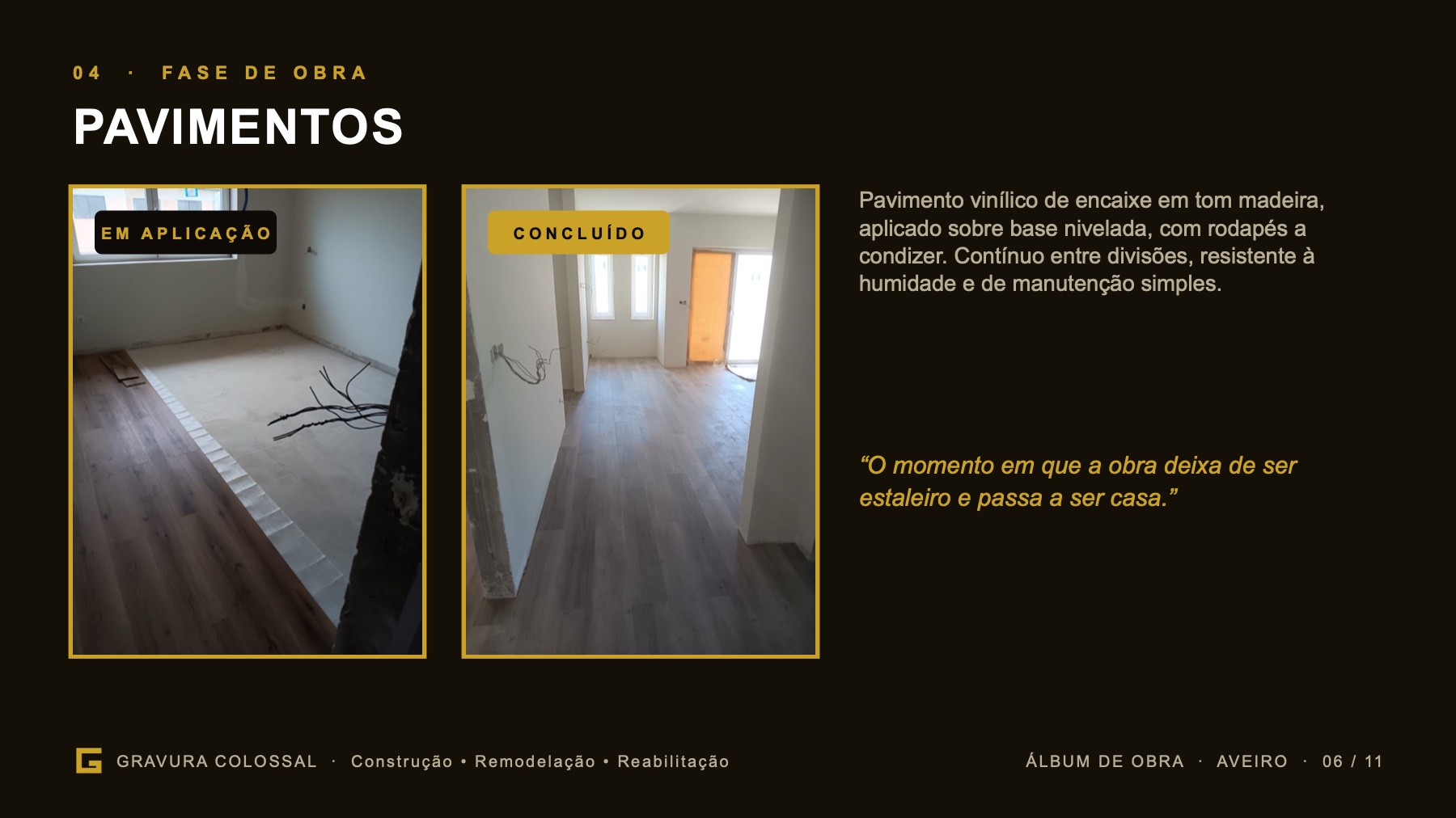 Fase 04 — Pavimentos.