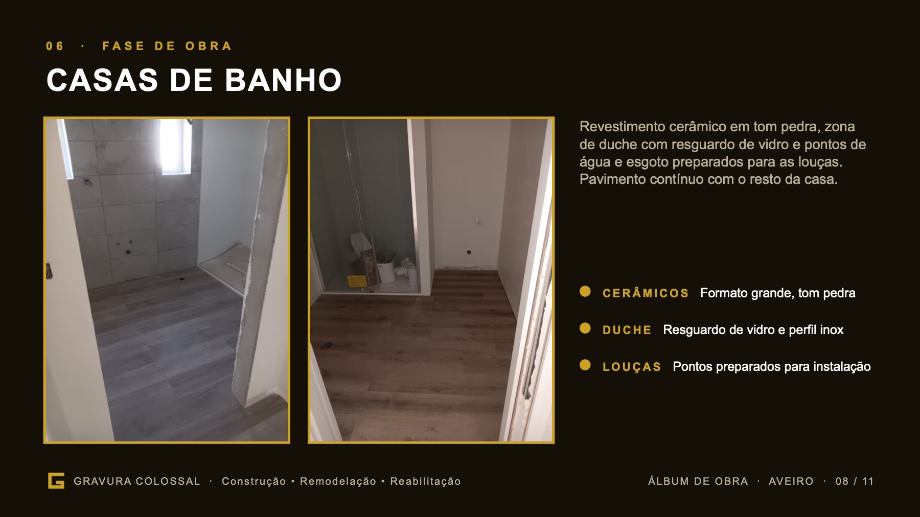 Fase 06 — Casas de banho.
