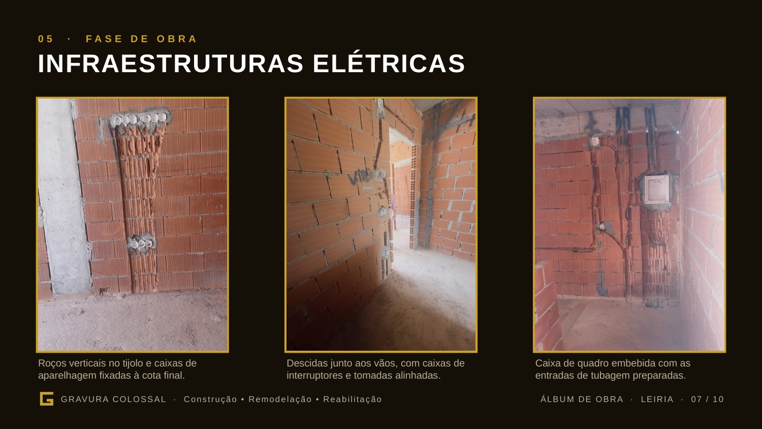 Fase 05 — Infraestruturas eléctricas.